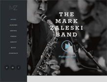 Tablet Screenshot of markzaleskimusic.com